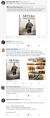 2da Cadena de tuits del 30JUN21 - Lanzamiento de la portada de El Italiano